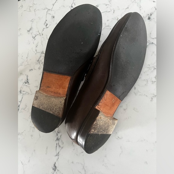 Gucci Horsebit Loafers Brown Leather with box Sz 7 B - Picture 4 of 6